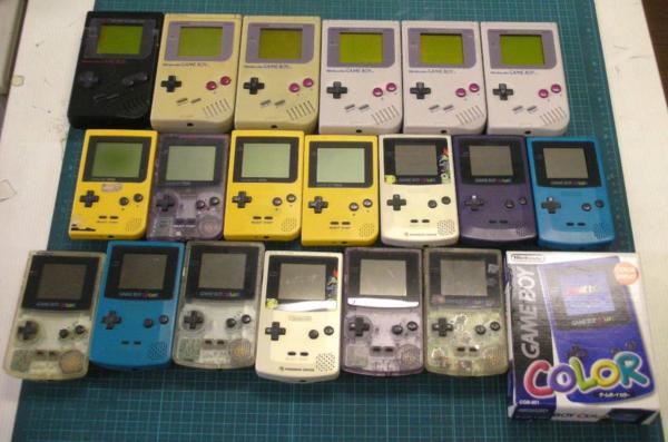 ゲームボーイカラー/初代GB/GBポケット 20台まとめ売り ジャンク