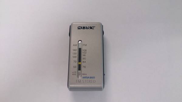 USED■SONY 小型軽量FM/AMラジオ SRF-S86■_1