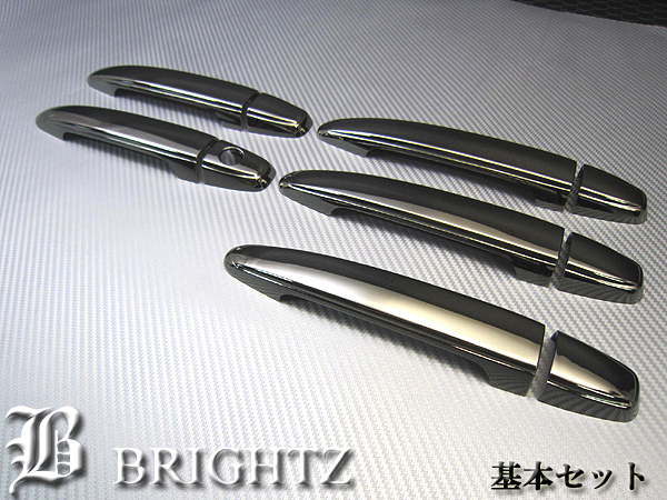 選択可能 ラウム NCZ20 ブラックメッキ ドアノブカバー 10P