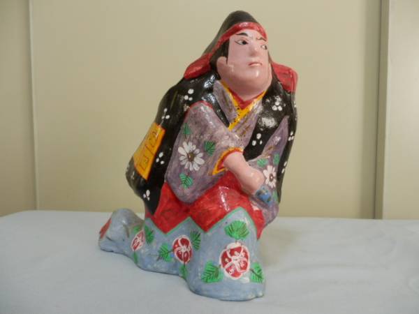 郷土玩具　中野土人形　立ヶ花人形　歌舞伎