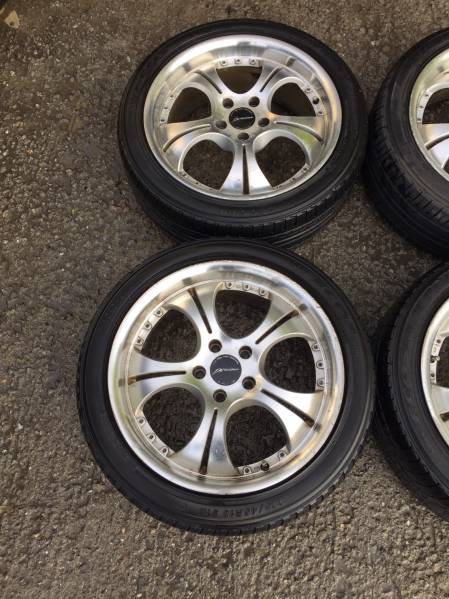PRECIOUS 18インチタイヤ・ホイール 4本 中古 18X7.5 +42 PRECIOUS 18インチタイヤ・ホイール 4本 中古 18X7.5 +42