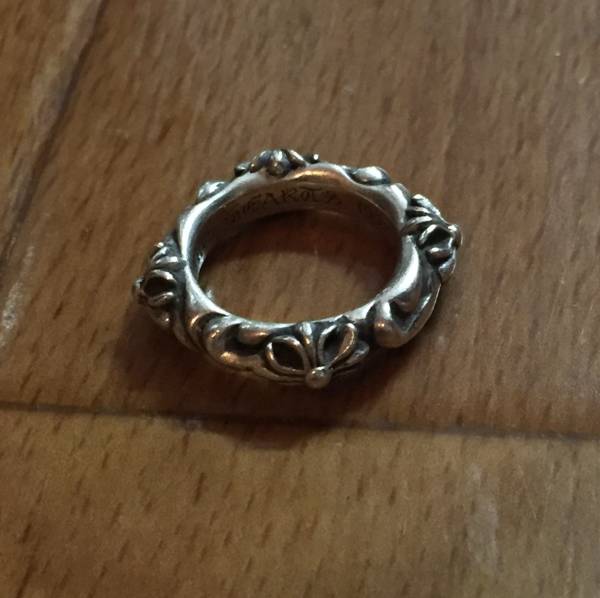 原本付★ クロムハーツ STBスクロールリング CHROMEHEARTS ★