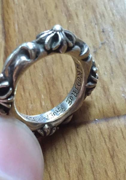 原本付★ クロムハーツ STBスクロールリング CHROMEHEARTS ★