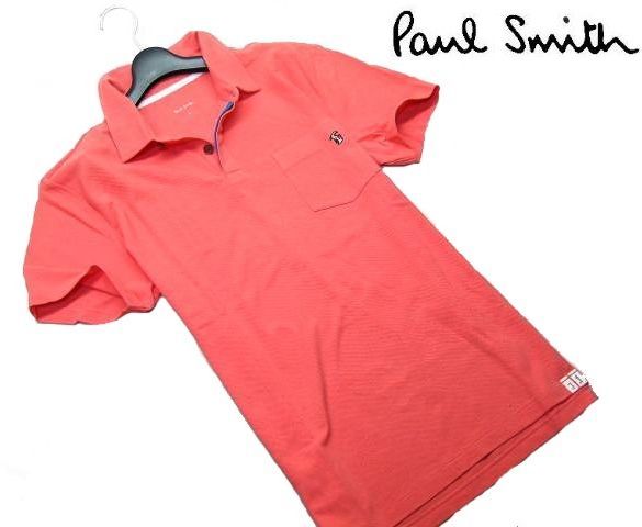 ◇H310新品 ポールスミス Paul Smith 鹿の子 半袖ポロシャツLL
