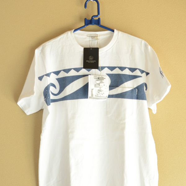 未使用 アローズ B&Y × エンジニアドガーメンツ Tシャツ 白 S