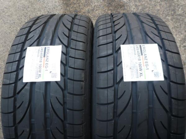 20369★送料込★国産★ERGLANZ EG-1★245/45R18★新品2本★