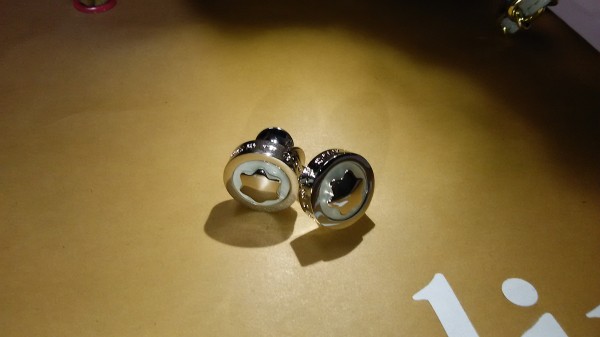 モンブラン カフス ロゴ カフリンクス MONTBLANC シルバー 極美品