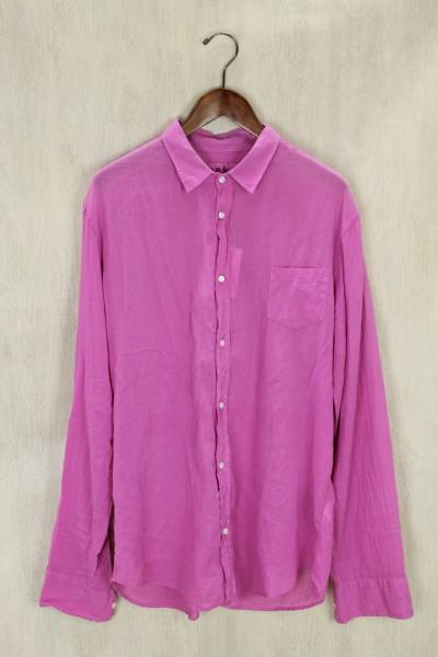 Frank&Eileen◆長袖シャツ/L/コットン/PUP/無地/2013SS