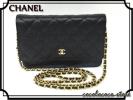 新品未使用★CHANELシャネルキャビアスキンチェーンウォレット