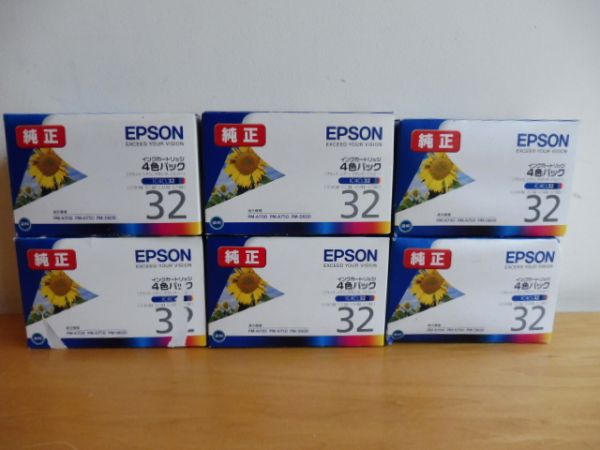 エプソン 純正インクカートリッジ 4色パック IC4CL32 6個set /4