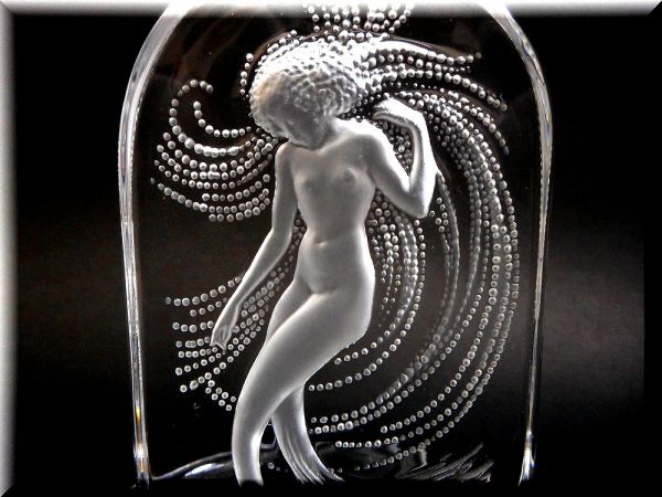 1円~Laliqueラリック クリスタルガラス ジュエリートレイ 未使用