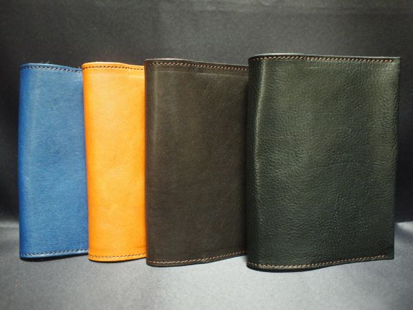 caldoaオリジナル本革★Cレザー文庫ブックカバー４個セット790