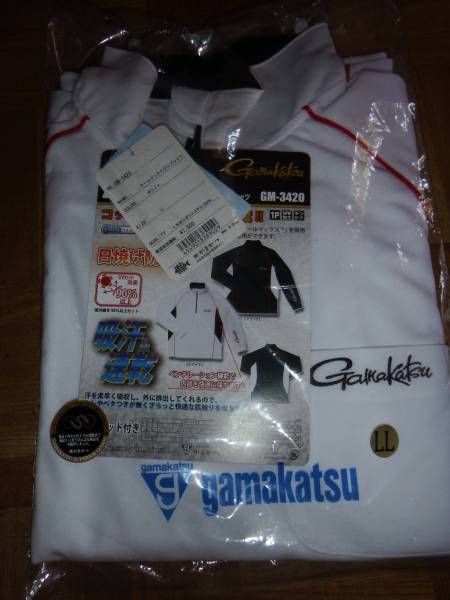 Gamakatsu☆クールマックス　ジップシャツ☆新品☆送料込