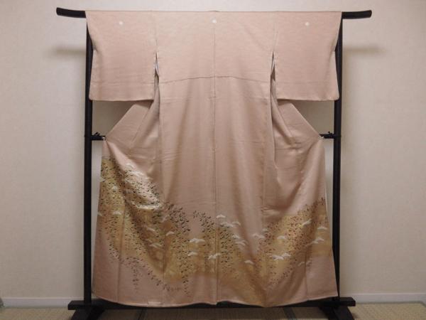 ドークブア■極上の色留袖　金彩駒刺繍松　逸品　銀座きしや　01