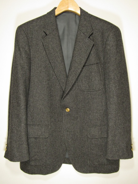 美品 リーガル REGAL 段返り3B ブレザー AB6程 グレー 秋冬物
