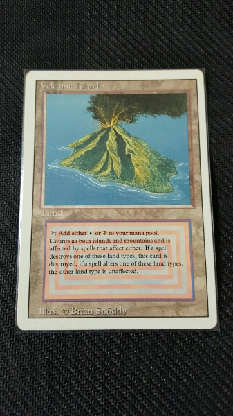 MTG Volcanic island 英語版 3ED PLD b MTG Volcanic 英語 リバイズド