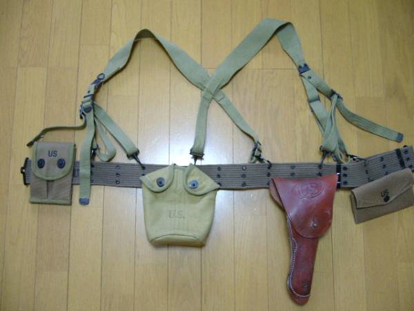 WW2アメリカ軍個人装備一式、米陸軍、カーキ、特殊部隊放出品