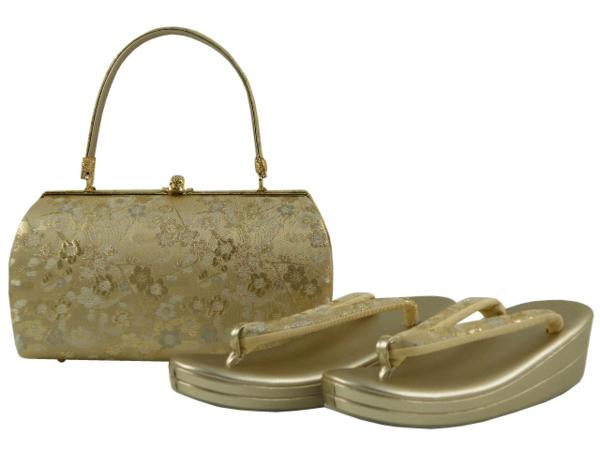 豪華 礼装用 豪華　帯地 草履バッグセット ■F 新品 F-05