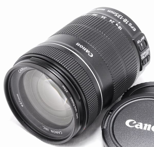 超美品】Canon キヤノン EF-S 18-135mm F3.5-5.6 IS オマケ付 一眼