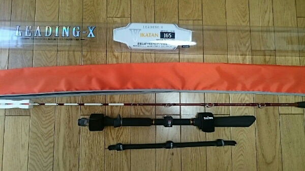 【ダイワ、船竿】リーディング-XV イカタン　☆美品
