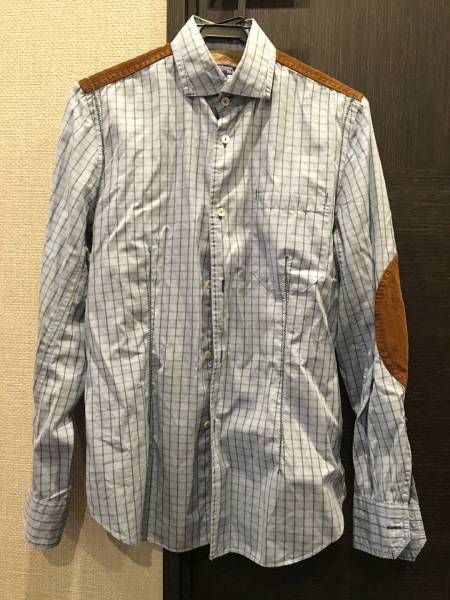 【ジュンヤ・ワタナベ】肘パッチ　シャツ