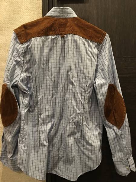 【ジュンヤ・ワタナベ】肘パッチ　シャツ