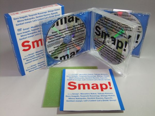 ☆【即決有】DVD SMAP Smap! Tour! 2002! 3枚組 スマップ SMAP⁄Smap