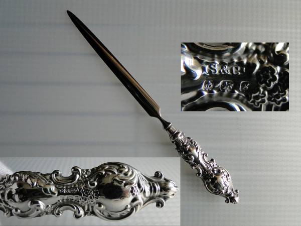 純銀　スターリングシルバー　ペーパーナイフ　滅多に出ない逸品　美品極上 銀高騰中 アンティーク スターリングシルバーのペーパーナイフ