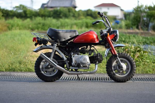 限定１本　モンキー　ショート管　ステンレス50φ　マフラー