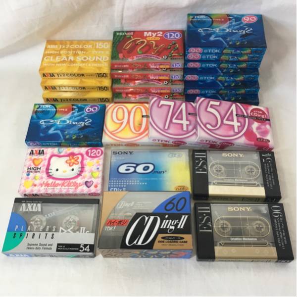 ハイポジのみ25本 カセットテープ セット 未開封es-2 ps-2s