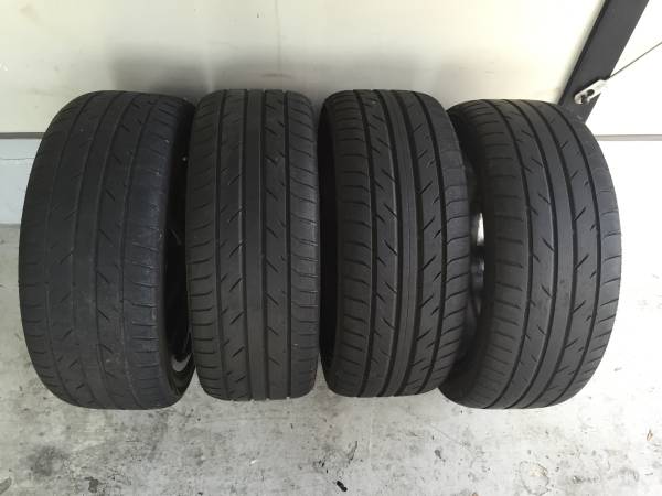 格安!!　１９インチ　アルミホイール　タイヤ付き　売り切り!!　