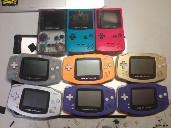 ゲームボーイカラ/アドバンス 9台 まとめ ジャンク