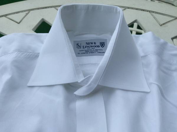 英国老舗ニュー＆リングウッド 白シャツ 38 15