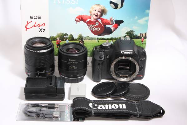 ☆極上☆Canon キヤノン EOS Kiss X3 超望遠ダブルレンズ☆保証 Canon