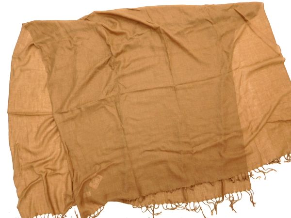 上品 1.5万 ポールスミス 無地 カシミヤ シルク 大判ストール