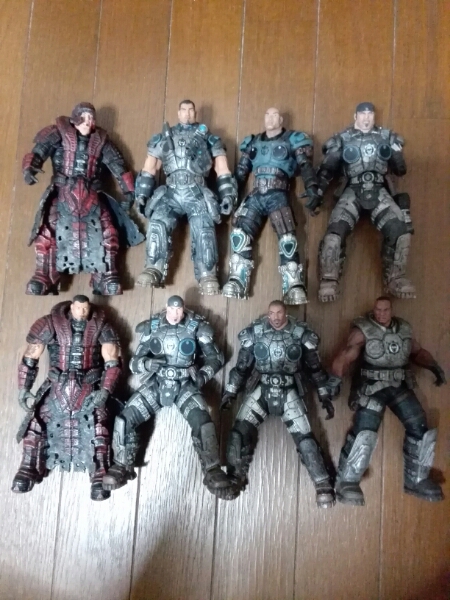 ギアーズオブウォー　NECA　フィギュア　セット　ジャンク