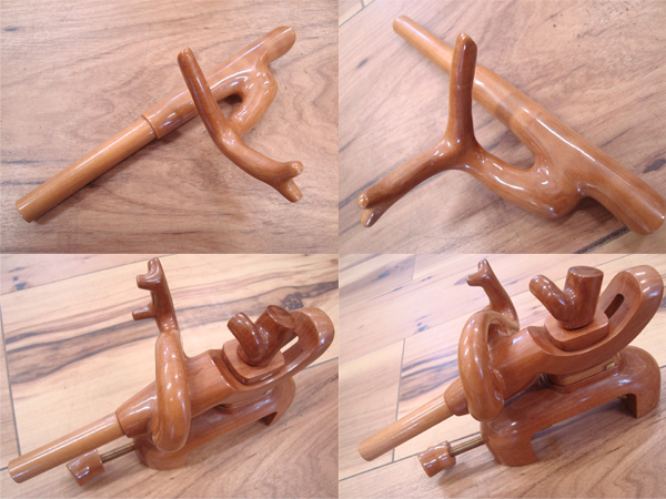 新品未使用★渡月 へら弓型万力+竿枕+ケースセット ヘラブナ