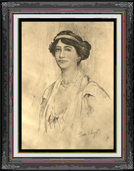 ジョン・シンガー・サージェント ★大変貴重作品★(木炭画) 肉筆