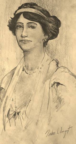 ジョン・シンガー・サージェント ★大変貴重作品★(木炭画) 肉筆