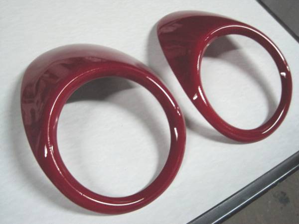 ニュービートル用エアコン吹出し口周りカバー・レッド/ジャンク