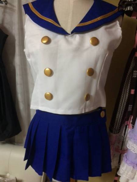 艦これ　島風　コスプレ衣装セット　Mサイズ　ウィッグ付き
