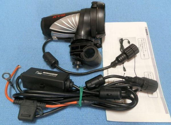 KYB バイク用ドライブレコーダー DRE-200 クルマメ・バイカム ♪