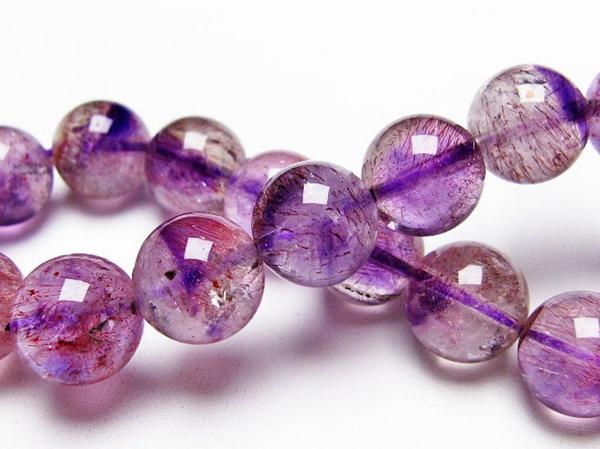 誠安◆5A級天然セイクリッドセブンブレスレット[T141-6358]