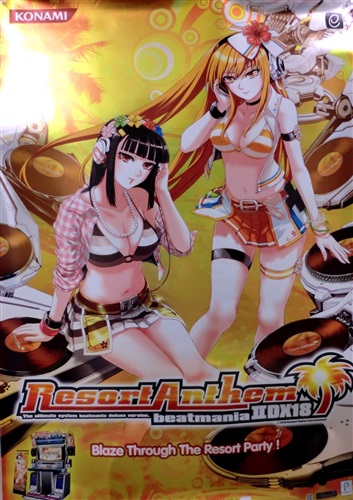 Resort Anthem beatmania IIDX 18 ポスター Yahoo!オークション