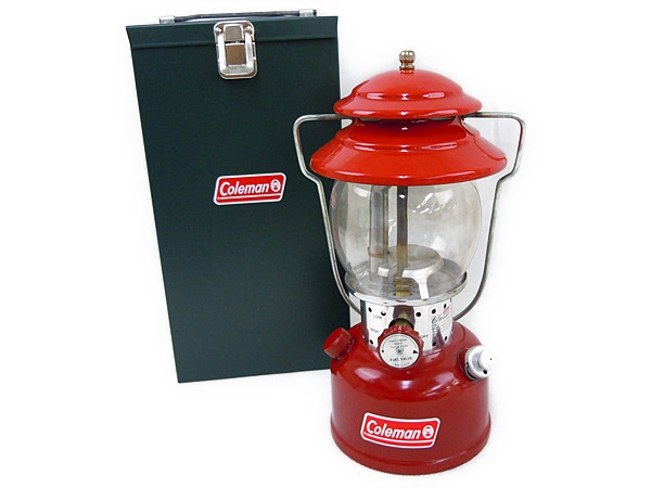 Coleman 200B 703J ガソリンランタン 中古 Coleman ガソリン ランタン 200B 703J 復刻版 赤 N2044015