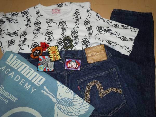 EVISU エヴィス 塩谷ブラザーズ 家紋刺繍　中古品