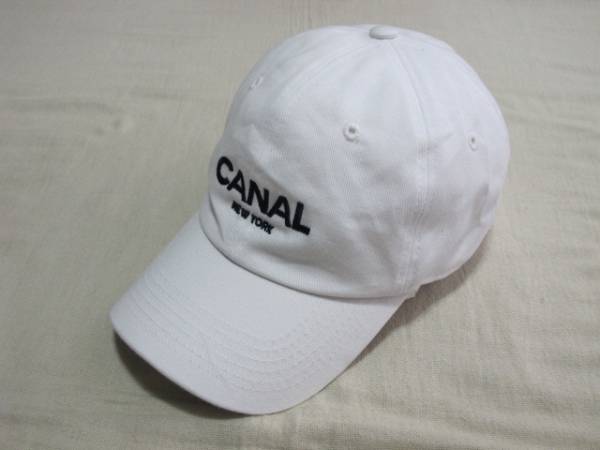 NY発、新品未使用CANAL NEW YORK[Adult Headwear Cap] WHITE