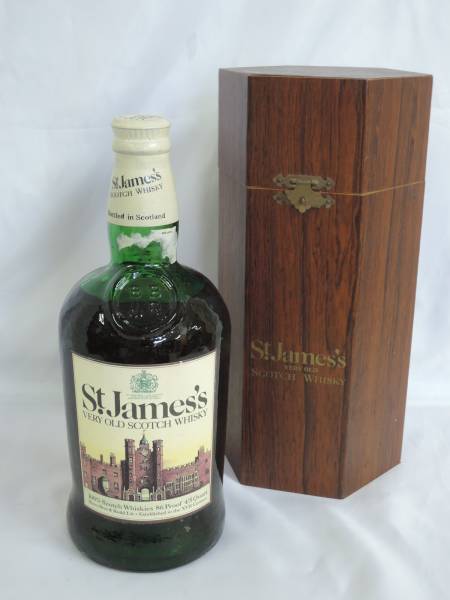 セントジェームスSt. James's Very Old Whisky 木箱付 ☆未開栓☆ St.James's VERY OLD セントジェームス 木箱付 スコッチ