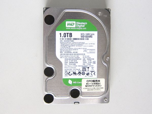 WESTERN DIGITAL WD10EARS 1TB SATA その4