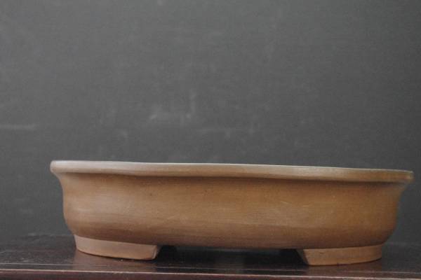 ★盆栽日和★　和鉢　金華造　外縁楕円鉢　35㎝